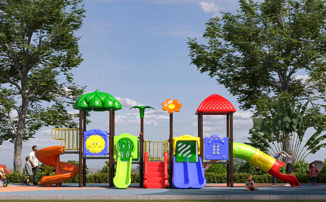 Bộ liên hoàn 5 khối 4 cầu trượt