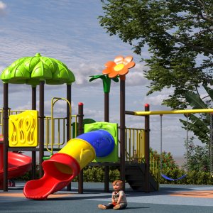 Bộ liên hoàn xích đu cầu trượt xoắn