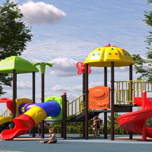 Nhà 3 khối cầu trượt ống