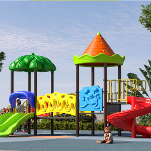 Nhà chơi 2 khối lâu đài