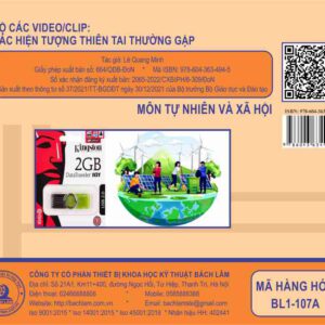 TNXH - Bộ các Video/Clip: Các hiện tượng thiên tai thường gặp (USB Video) - Dùng cho lớp 2