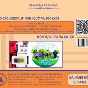 TNXH - Bộ các Video/Clip: Con người và sức khỏe (USB Video) - Dùng cho lớp 2,3