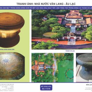 Lịch sử & Địa lý - Tranh/ ảnh: Nhà nước Văn Lang - Âu Lạc (Tranh giấy) - Dùng cho lớp 5