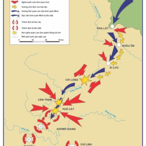 Lịch sử & Địa lý - Lược đồ chiến thắng Chi Lăng (Tranh giấy) - Dùng cho lớp 5