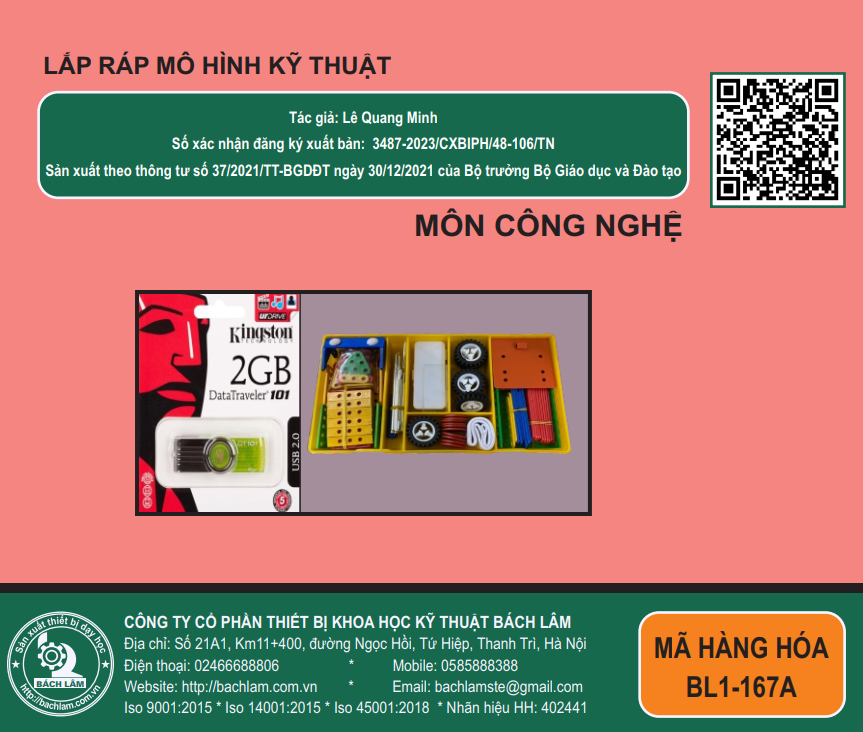 Công nghệ - Lắp ráp mô hình kĩ thuật (USB Video) - Dùng cho lớp 4