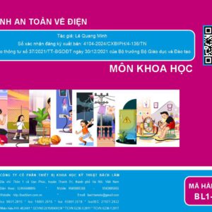 Khoa học - Bộ tranh an toàn về điện (Tranh giấy) - Dùng cho lớp 5