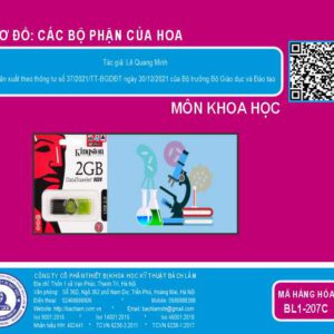 Khoa học - Sơ đồ: Các bộ phận của hoa (Tranh điện tử) - Dùng cho lớp 5