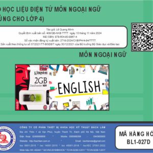 Bộ học liệu điện tử môn Ngoại ngữ (Dùng cho Lớp 4)