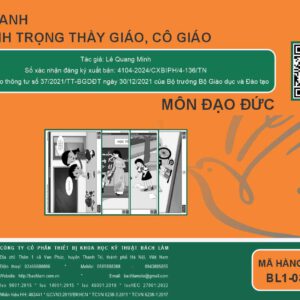 Đạo đức -  Bộ tranh về Kính trọng thầy giáo, cô giáo (Tranh nhựa) - dùng cho lớp 2