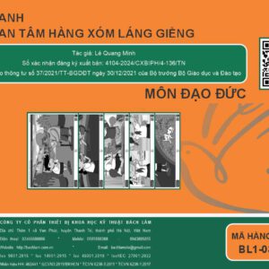 Đạo đức - Bộ tranh về Quan tâm hàng xóm láng giềng (Tranh giấy) - Dùng cho lớp 3