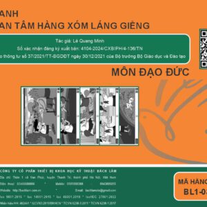 Đạo đức -  Bộ tranh về Quan tâm hàng xóm láng giềng (Tranh nhựa) - Dùng cho lớp 3