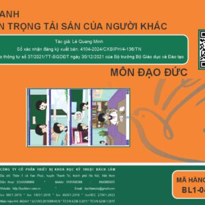 Đạo đức - Bộ tranh về tôn trọng tài sản của người khác (Tranh nhựa) - Dùng cho lớp 4