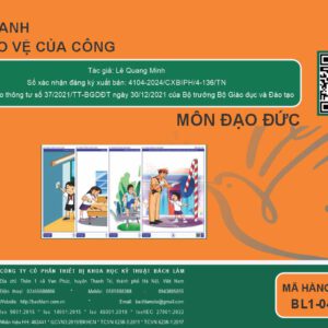 Đạo đức -  Bộ tranh về bảo vệ của công (Tranh nhựa) - Dùng cho lớp 4