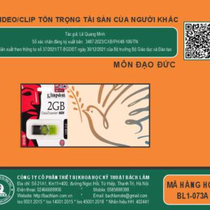 Đạo đức - Video, clip Tôn trọng tài sản của người khác (USB Video) - Dùng cho lớp 4