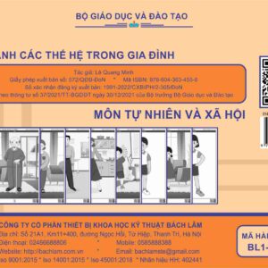 TNXH - Bộ tranh các thế hệ trong gia đình (Tranh giấy) - Dùng cho lớp 2,3
