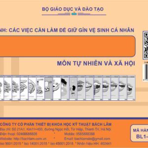 TNXH - Bộ tranh: Các việc cần làm để giữ vệ sinh cá nhân (Tranh giấy) - Dùng cho lớp 1