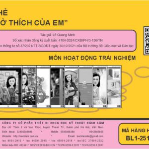 HĐTN - Bộ thẻ về “Sở thích của em” (Tranh giấy) - Dùng cho lớp 3