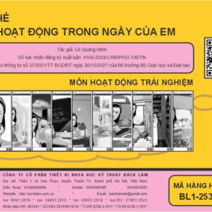 HĐTN - Bộ thẻ các hoạt động trong ngày của em (Tranh giấy) - Dùng cho lớp 3, 4