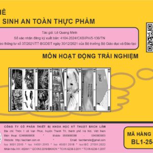 HĐTN - Bộ thẻ về vệ sinh an toàn thực phẩm (Tranh giấy) - Dùng cho lớp 3