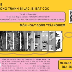 HĐTN - Bộ tranh về Phòng tránh bị lạc, bị bắt cóc (Tranh giấy) - Dùng cho lớp 2