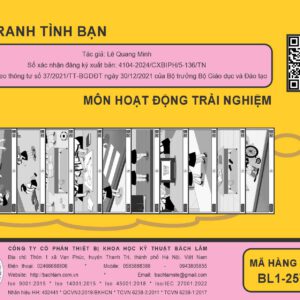 HĐTN - Bộ tranh Tình bạn (Tranh nhựa) - Dùng cho lớp 2 (Sử dụng chung với môn Đạo đức)