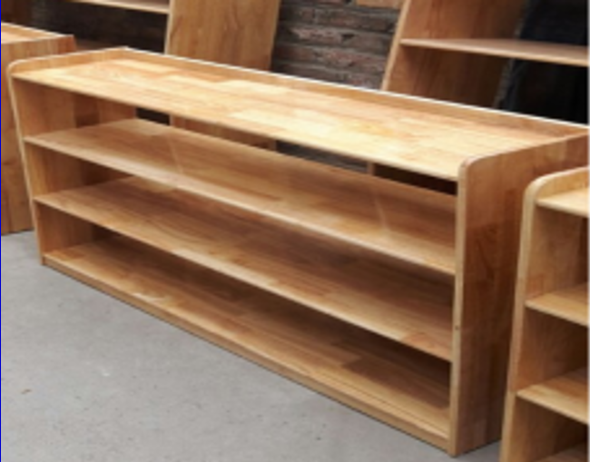 Kệ 3 tầng gỗ tự nhiên