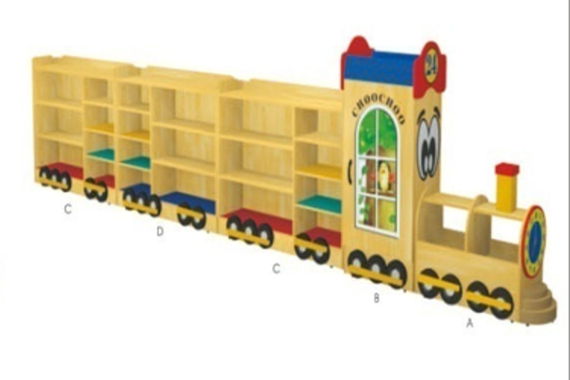 Gía đồ chơi đoàn tầu