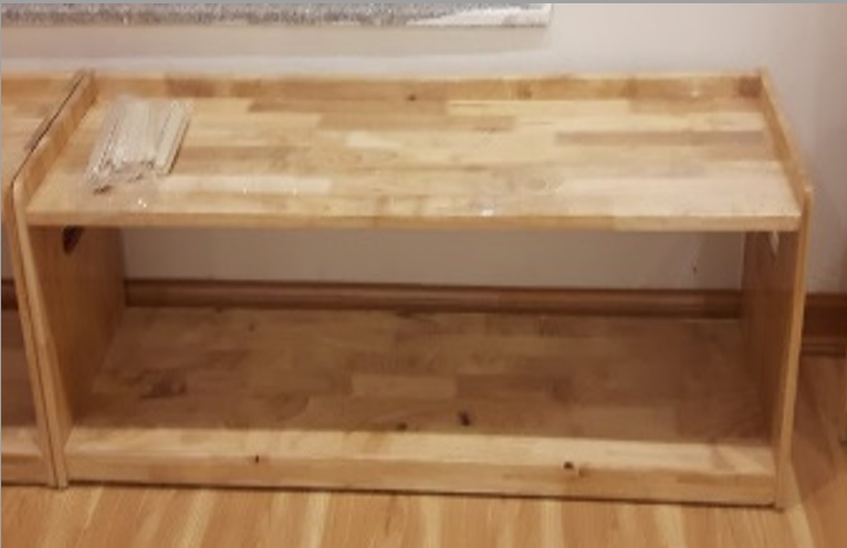 Kệ 2 tầng gỗ tự nhiên